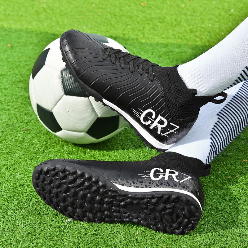 TF Scarpe da Calcio Uomo Tacchetti Società Scarpe da Calcio Donna Veloci Scarpe da Campo Indoor Scarpe da Calcio Indoor Antiscivolo Scarpe da Ginnastica Allenamento Partita