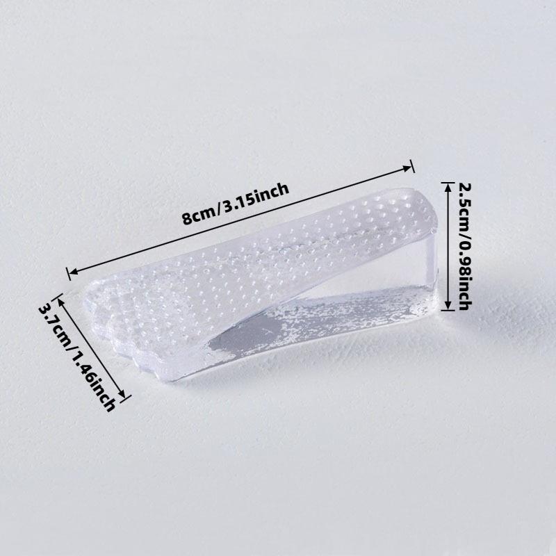 1pc Adjustable Shape Door Stopper Punch-Free Windproof Anti-Collision Hand Pinch Protection Household Door Accessory
