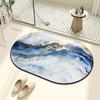 Diatom Mud Bath Absorbent Mat Household Simple Toilet Toilet Door Cushion Absorbent Non-slip Quick Drying Mat
