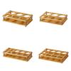 Tasting Serving Tray, Wine Drinks Cup Storage Carrier, Shot Glass Holder for Bar Kitchen Cabinet Restaurant