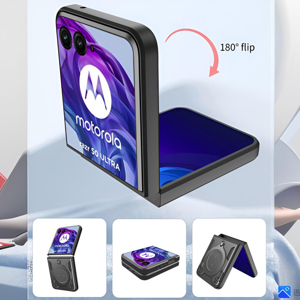 Heavy Duty Protective Cover For Motorola Moto Razr 50 40 Ultra Razr Plus 2024 2023 Case Stand Holder Shockproof Funda Coque Capa