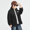 Boy's Spliced Plush Fleece Jacket