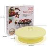 Rotating Cake Decorating Stand - Lightweight & Stable Plastic Turntable