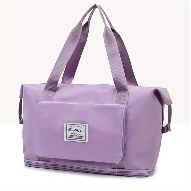 1 Stück Faltbare Reisetaschen mit großer Kapazität, wasserdichte Oxford-Gepäcktasche, Handtasche, Reisetaschen für Frauen, Aufbewahrungstaschen für Fitnessstudio und Yoga
