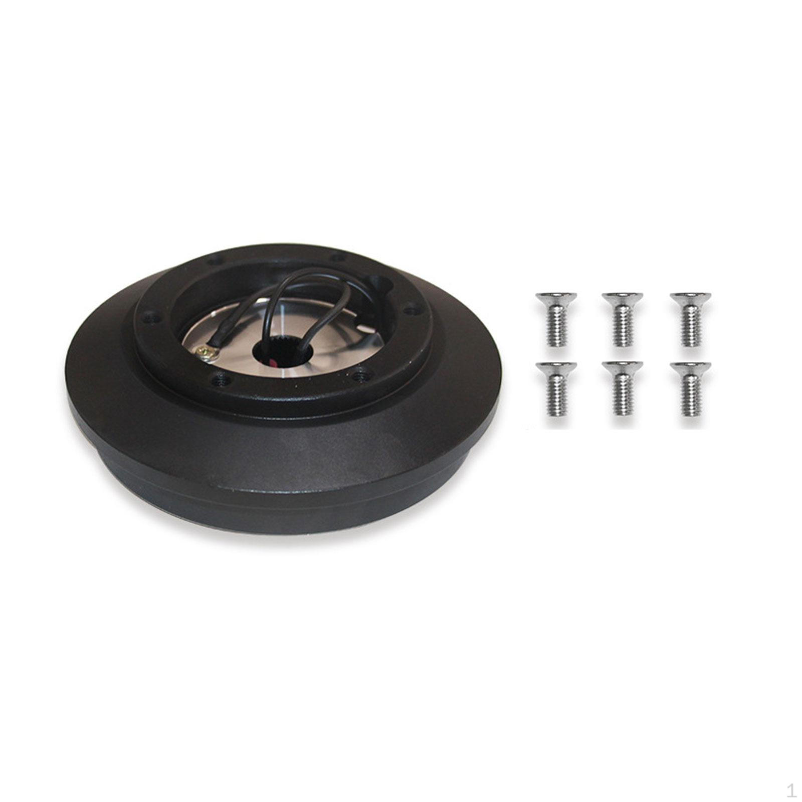 

Short Hub Adapter Kit Connector Base 121H Automotive Accessories Quick Release Steering Wheel