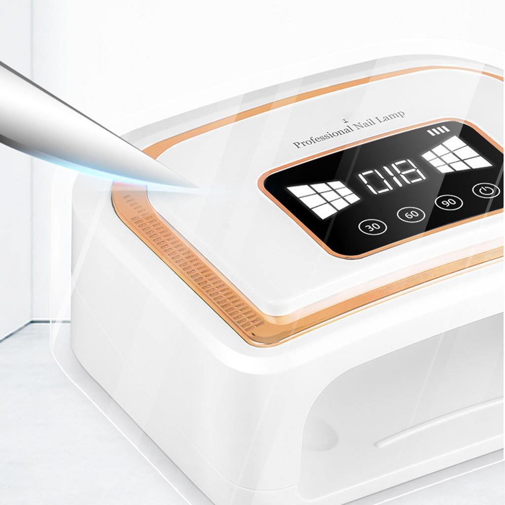 120W Rechargeable Nail Light Therapy Machine UV Baking Lamp Led Nail Polish Curing Instrument Wireless Power Storage Model