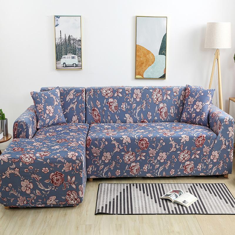 Elastic All-Inclusive Non-Slip Sofa Cover Sofa Slipcover Solid Color