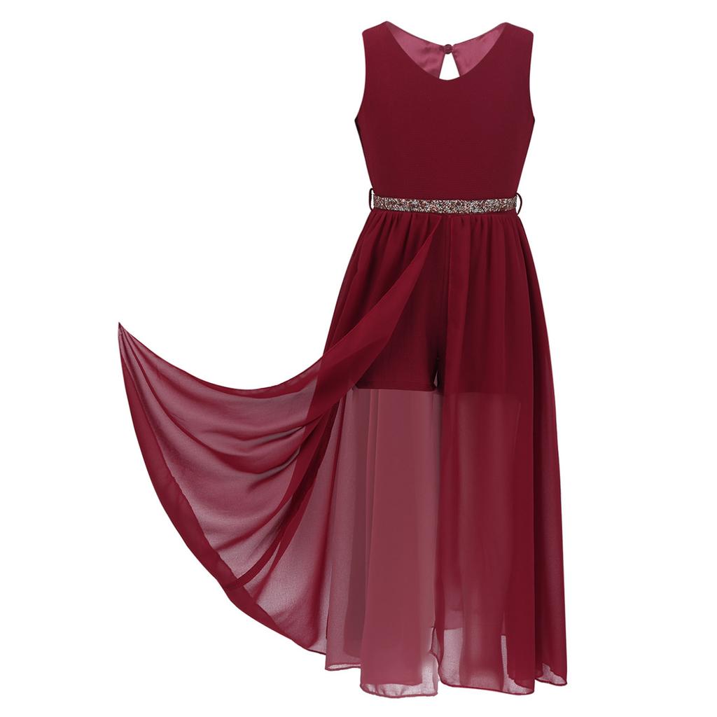 Buy Kids Girls Formal Dress V Neck 