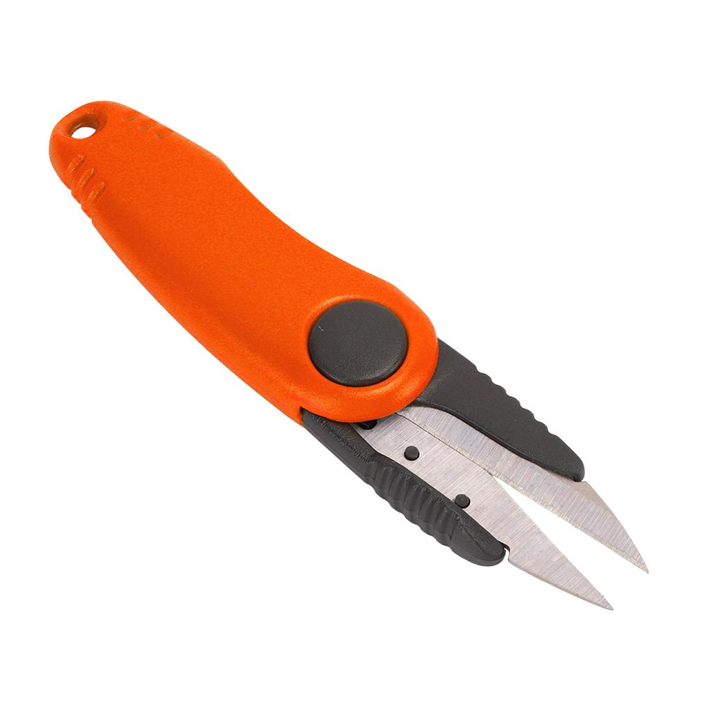 Shrimp Shaped Fishing Line Scissor Fishing Tackle Fold Scissor Fishing Line Cut ClipperOrange