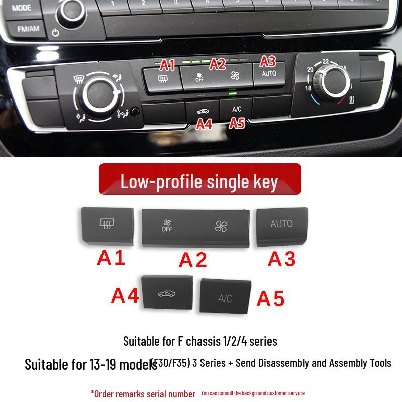 BMW Console Fan Speed Buttons for 1, 2, 3, 4 Series F30 F35 (118i 325li)