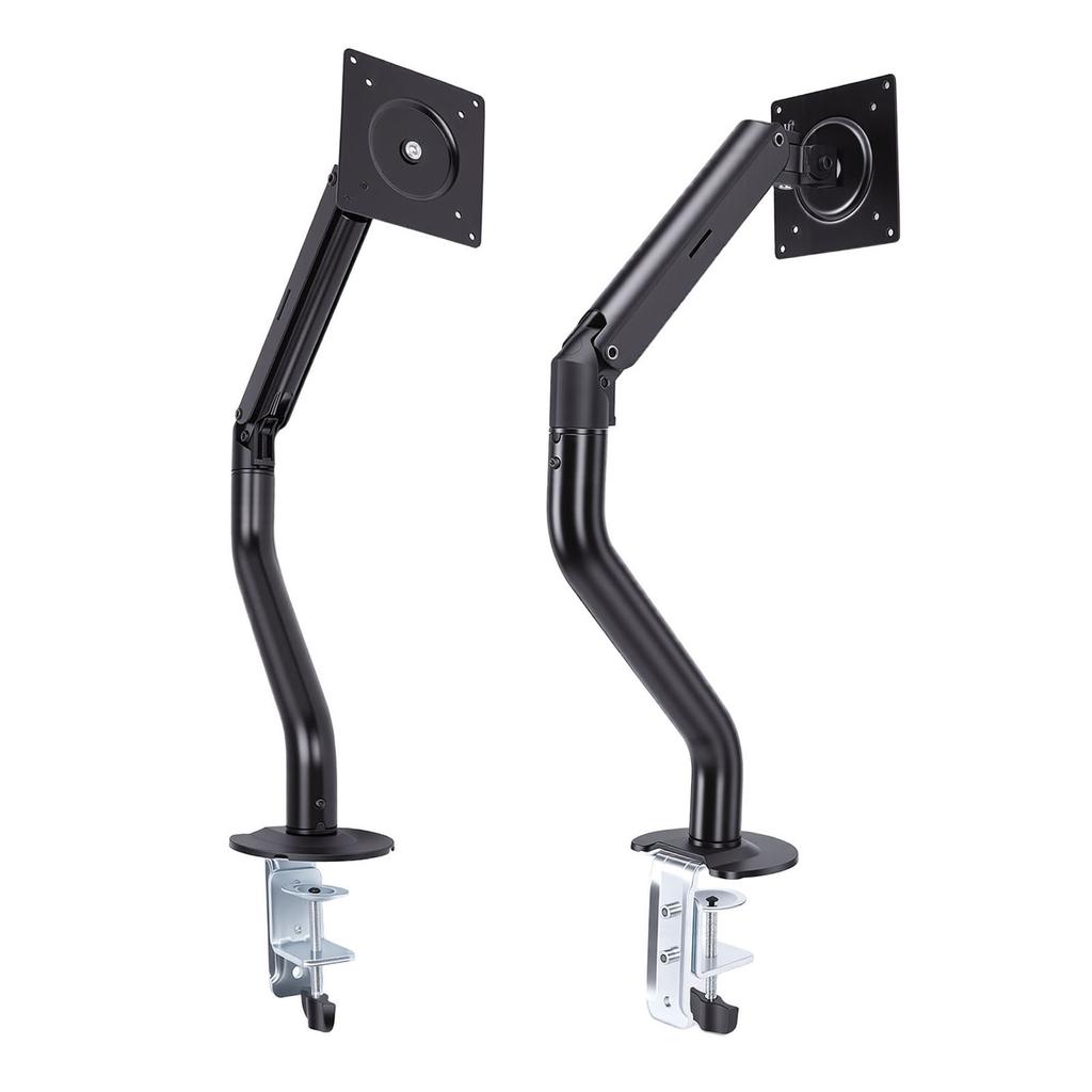 Pneumatic Computer Desk Arm Multi Angle Adjustable Multifunctional Space Saving Mechanical Arm Desk Stand