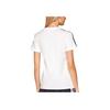 Adidas Originals Adicolor Classics 3 Stripes Tee Sports Training Striped Print Crew Neck Fitted Short Sleeve T-Shirt Women Tops White GN2913