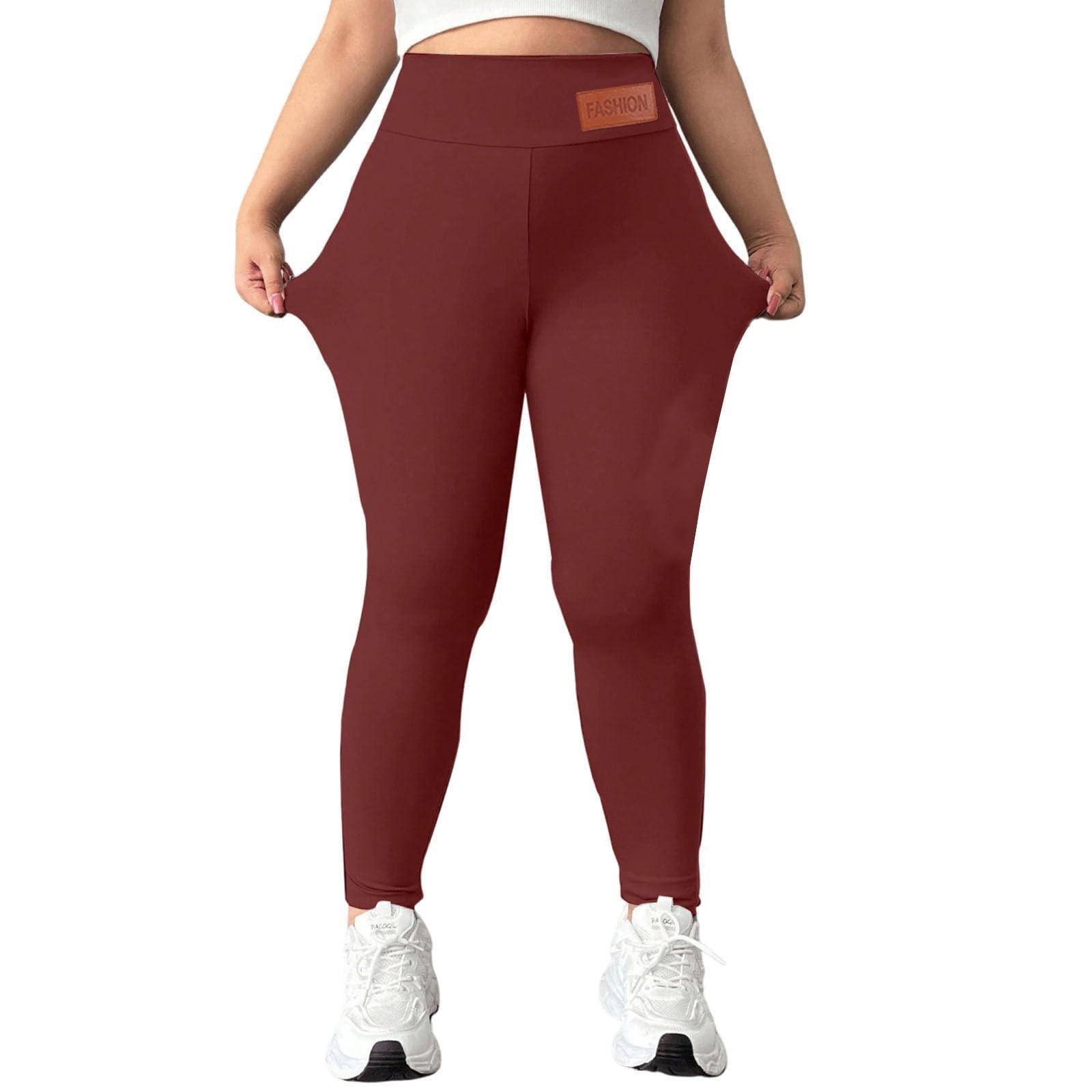 

Женские утепленные брюки-карандаш из овечьей шерсти с высокой талией и низом и теплыми брюками XL винный