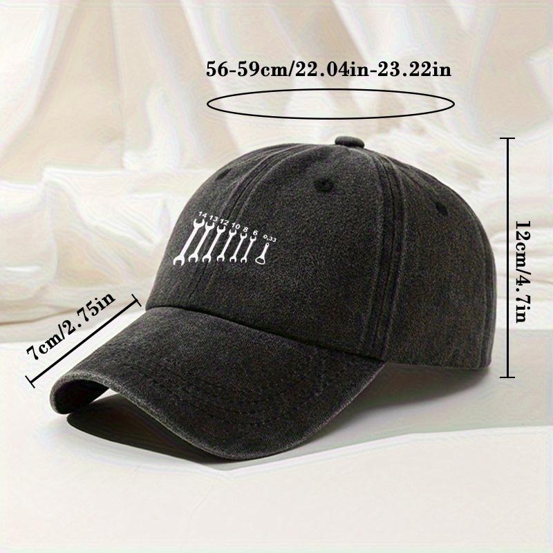 Fashionable Retro Washed Baseball Cap Adjustable Casual Hat Curved Brim Baseball Cap