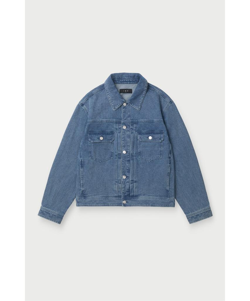 Iro Cassine Washed Denim Trucker Jacket Irjas26007Bux