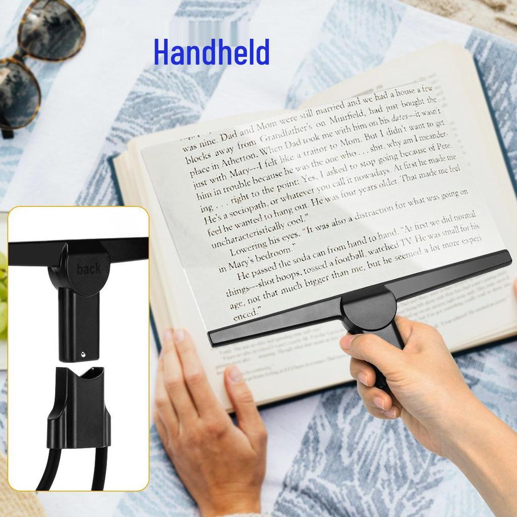 Lightweight, Hands-Free Magnifying Glass for Seniors - Clear, Undistorted Viewing for Reading Books & Newspapers, Neck Hanging Design.