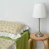 Nordic Pleated Table Lamp DIY Foldable 220V Art Atmosphere Bedroom Bedside Night Light Home Decorate E27 Pull Switch Desk Light