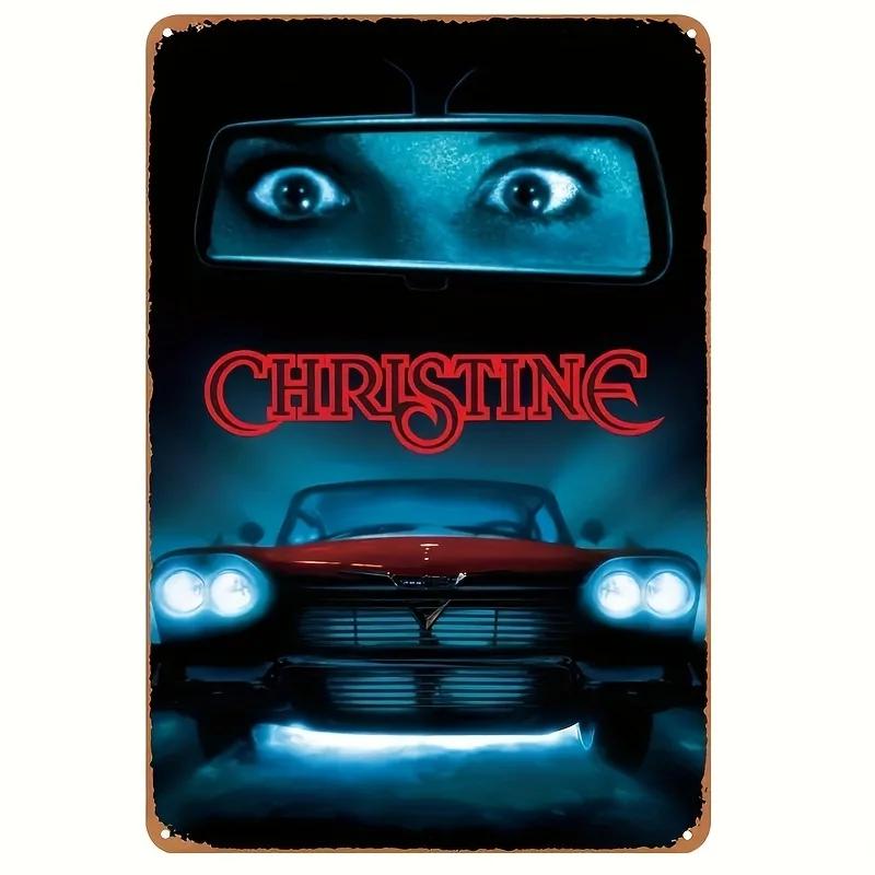 Retro Halloween Metal Sign Horror Movie Theme Shabby Iron Painting Tin Signs Wall Art Man Cave Film Theater Club Home Decoration