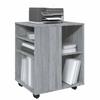 Mobile Filing Cabinet Grey Sonoma 60 x 53 x 72 cm Particleboard