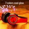 B39 Luminous Wireless Over-Ear Bluetooth Headphones with Call Function and Foldable Design