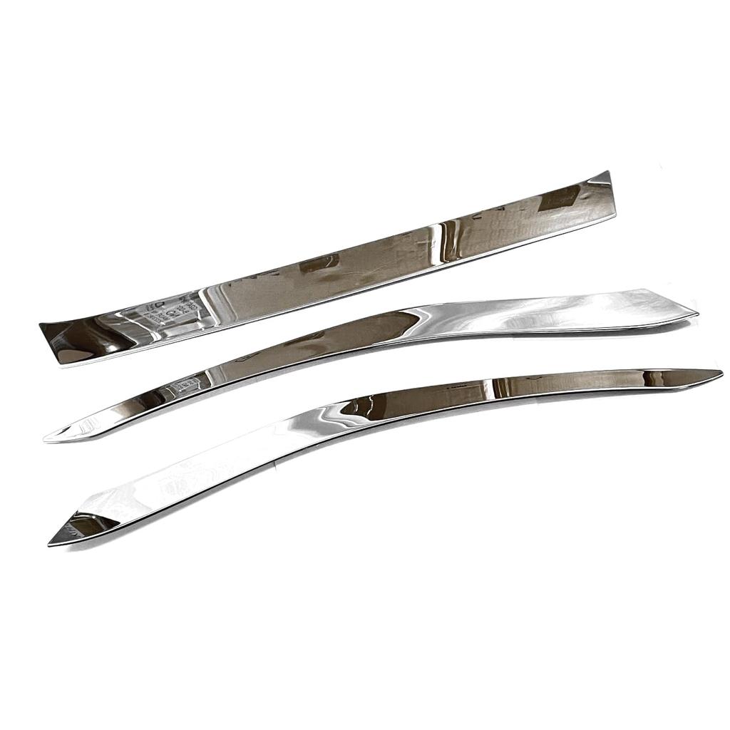 CGP Rear License Plate Trim Garnish for 40 Series Alphard, Chrome, 3-Piece Rear Exterior, HW05-T13809