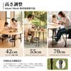 KingCamp Folding Camping 90cm Bamboo Infinitely Adjustable 80kg Load Folding Compact Includes Storage Suitable for Home Low Table Table, Round,