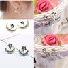 Stunning 2019 New Korean Style Star And Moon Alloy Earrings For Vintage Fashion Lovers