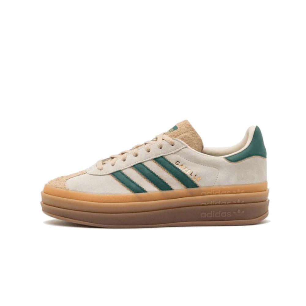 Adidas Gazelle Bold Magic Beige Collegiate Green