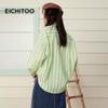 EICHITOO Women's Striped Long-Sleeve Casual Shirt