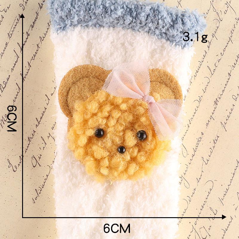 Hair Accessories Accessories Socks Shoes And Hats Decorative Accessories Bear Bow Hairpin Accessories Brooch Handmade Diy Clothing Accessories