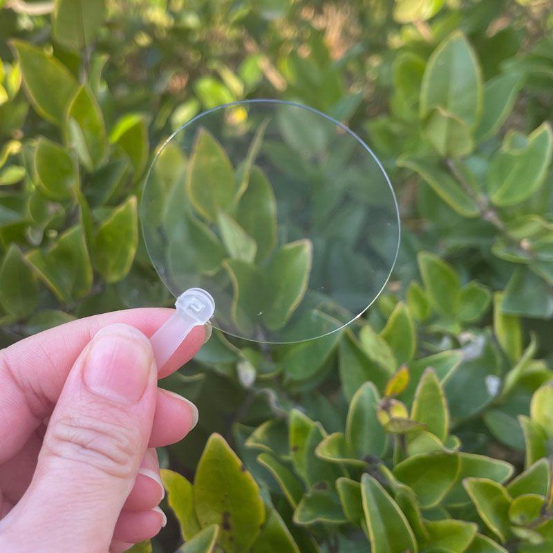 5/50Pcs 5cm Cute Mini Transparent Blank Fan Child Kids DIY Art Fan Wedding Birthday Party Favors Girlfriend Boyfriend Ideas Gift