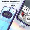 For Nothing Phone (3a) Case Matte Skin Touch Clear PC + TPU Shockproof Phone Back Cover