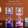 Glas-Sanduhr Timer Kinder Sturzprävention 3/5/10 Minuten Schüler Essenszeit Treibsandflasche Geschenk Astronaut