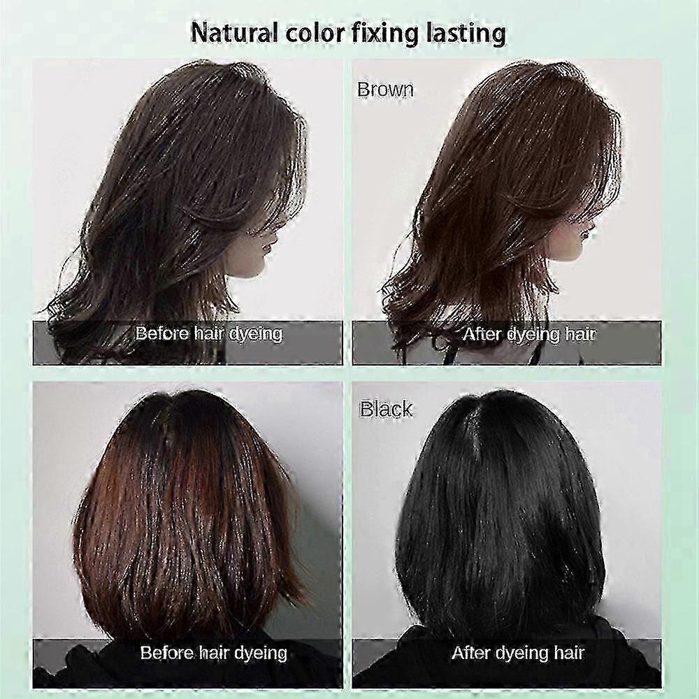 Natürliche Pflanzen-Schaumhaarfarbe für Männer & Frauen - 4 Farboptionen für Happy Hair Cream