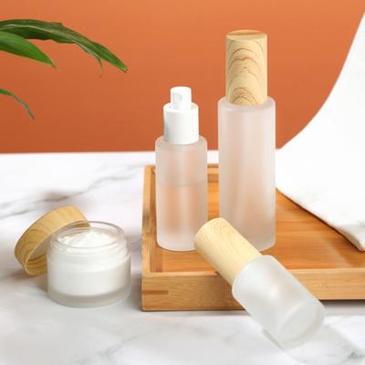 30ml/50ml/80ml/10g/20g/30g Leakproof Multiple Capacities Practical Reusable Frost Travel Cosmetics Bottle Empty Spray Bottle