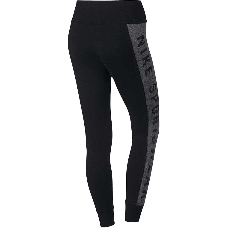 Nike Warm High Elasticity Durable Knitted Mid Waist Sports Trousers Women bottoms 856026-011