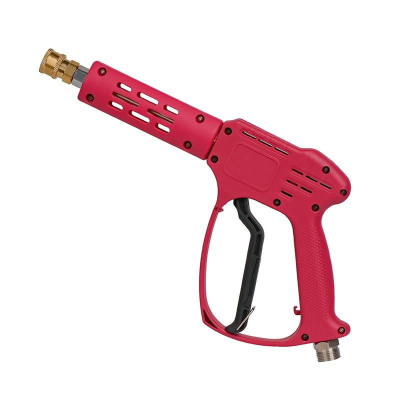Stainless Steel High-Pressure Car Wash Water Gun with Anti-Tangle Design and Ceramic Valve, Pressure Resistant up to 350 kg.
