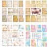 Vintage Flower Watercolor Stationery Paper and Envelopes Set Including 50 Lined Writing Paper 50 Envelopes 60 Seal Label