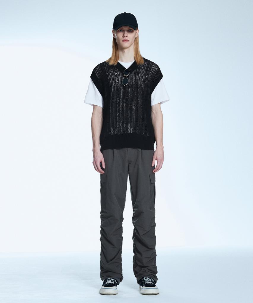 Sekeonmonollogeu Utility Parker Cargo Pants Charcoal Sept003Charcoal