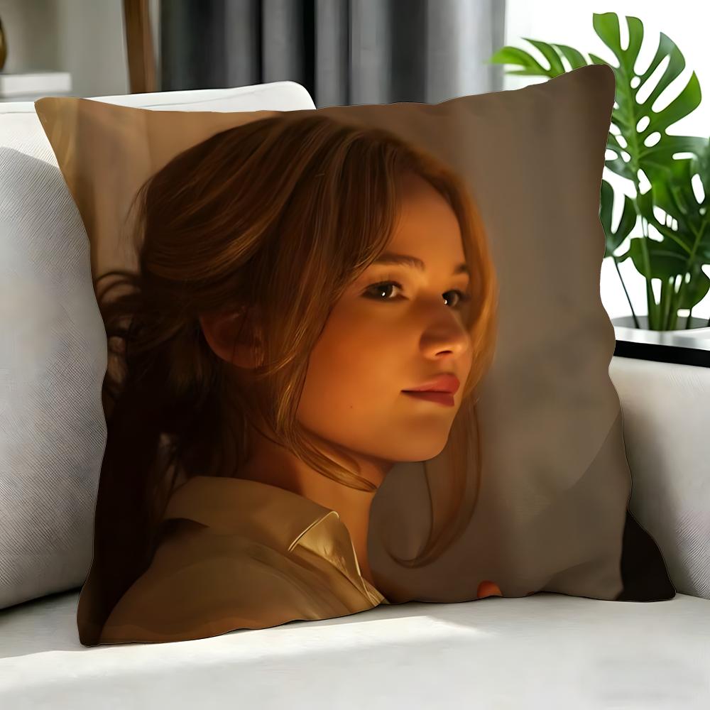Movie Jennifer Lawrence Cushion Cover Cushion Cover Set 4Pcs 50X50 45X45 40X40 Pillowcase Decorative Sofa Home Decor