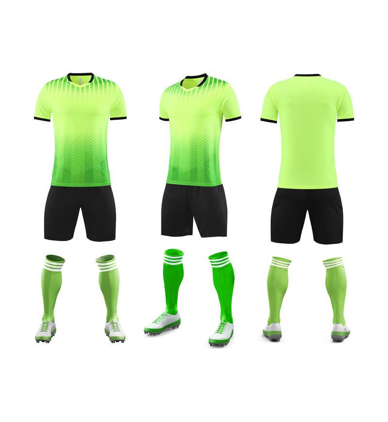 Custom Quick-Dry Football Uniform Set for Adults & Kids - Short Sleeve, Breathable Sportswear for Training & Match Play
