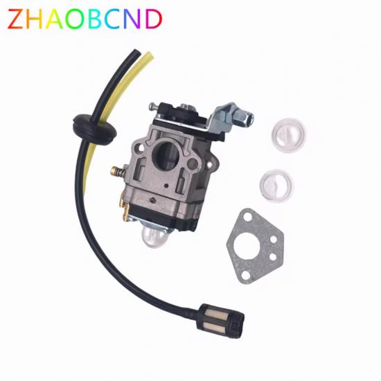 15mm Carburetor Kit for Engine 40-5 44-5 For Brushcutter 43cc 49cc 52cc Strimmer Cutter Chainsaw Carb Carburetors Jets 1