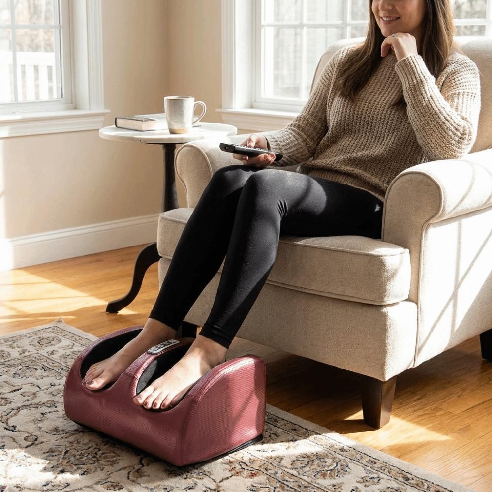 Infrared Heating Shiatsu Massager Roller Design Heated Foot Massager for 24W/12V Health Care