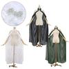 Elegant Ivory Chiffon Neck Wrap Cape For Women Lightweight Bridal Shawl