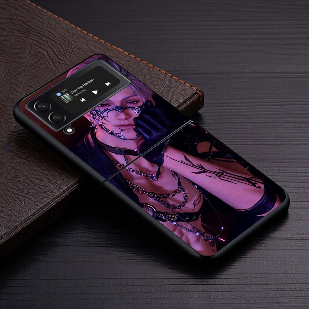 Love And Deepspace Sylus Phone Case For Samsung Galaxy Z Flip3 Flip4 Flip5 Flip6 Flip7 For Z Flip 7 6 5 4 3 5G Hard Folding Cove