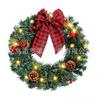 Christmas Wreath Door Hanging Decor Home Mall Window Party Festive Simulation Ornament