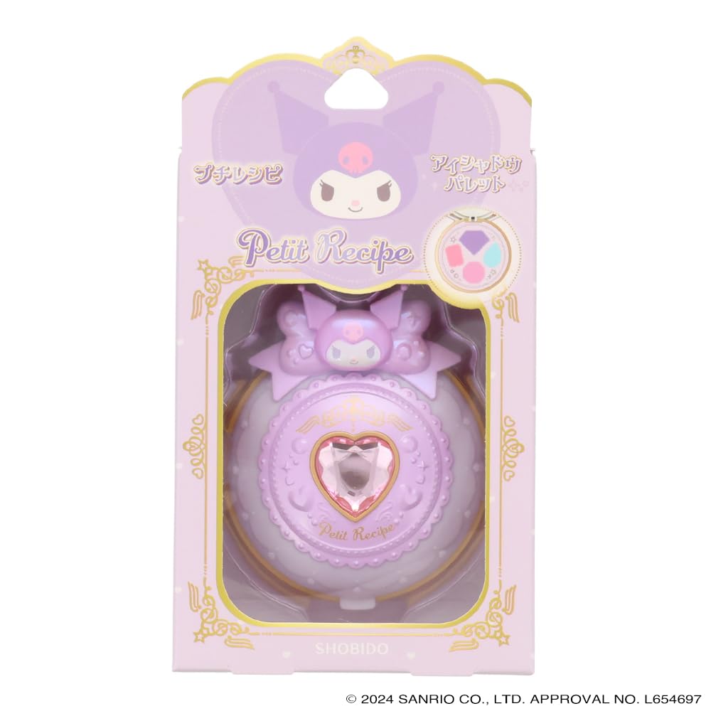 Petit Recipe x Sanrio Characters Eyeshadow Palette Kuromi Sanrio Cosmetics Makeup Eyeshadow SA43638 Shobido