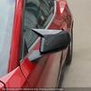 Dekorativ ram för bilens backspegel, skyddskåpa för Ford Mustang 2015 och uppåt med blinkerslampa, biltillbehör för exteriören, ABS-plast