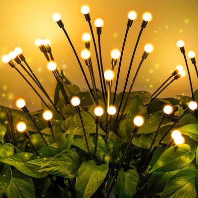 Garden Solar Light 6/10/12 LEDs Swinging Firefly Ground Light Holiday Decoration