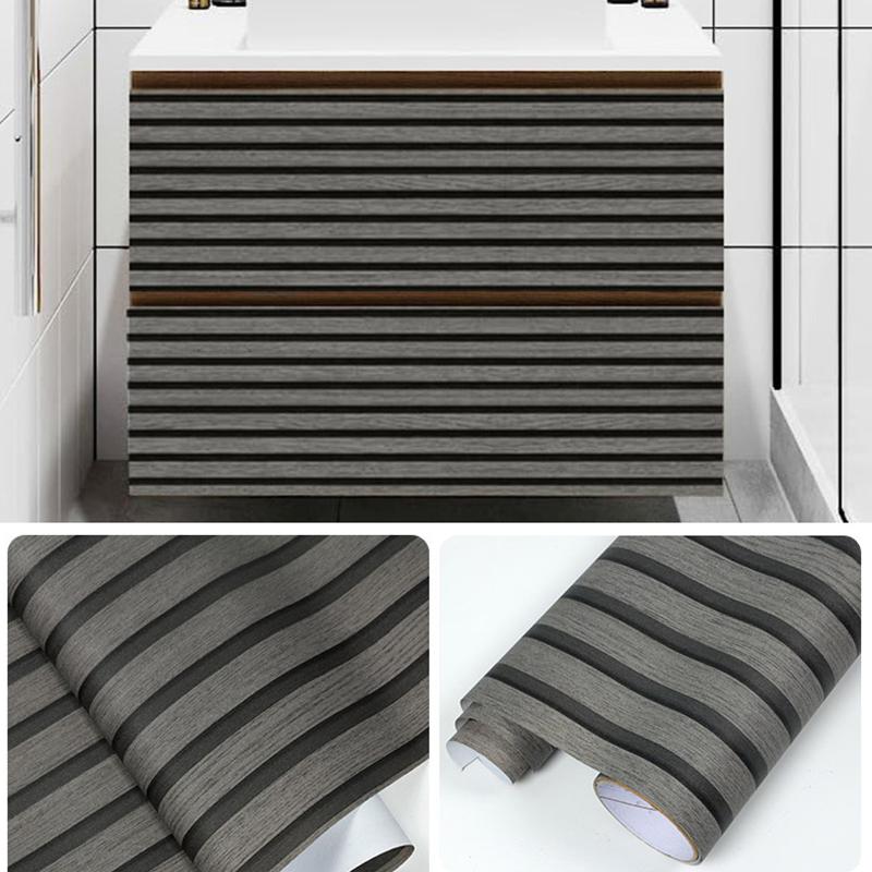 3M PVC samolepicí voděodolné tapety Dřevo Nálepky na zeď Renovace nábytku Film Restaurace Ložnice Domácí dekorace